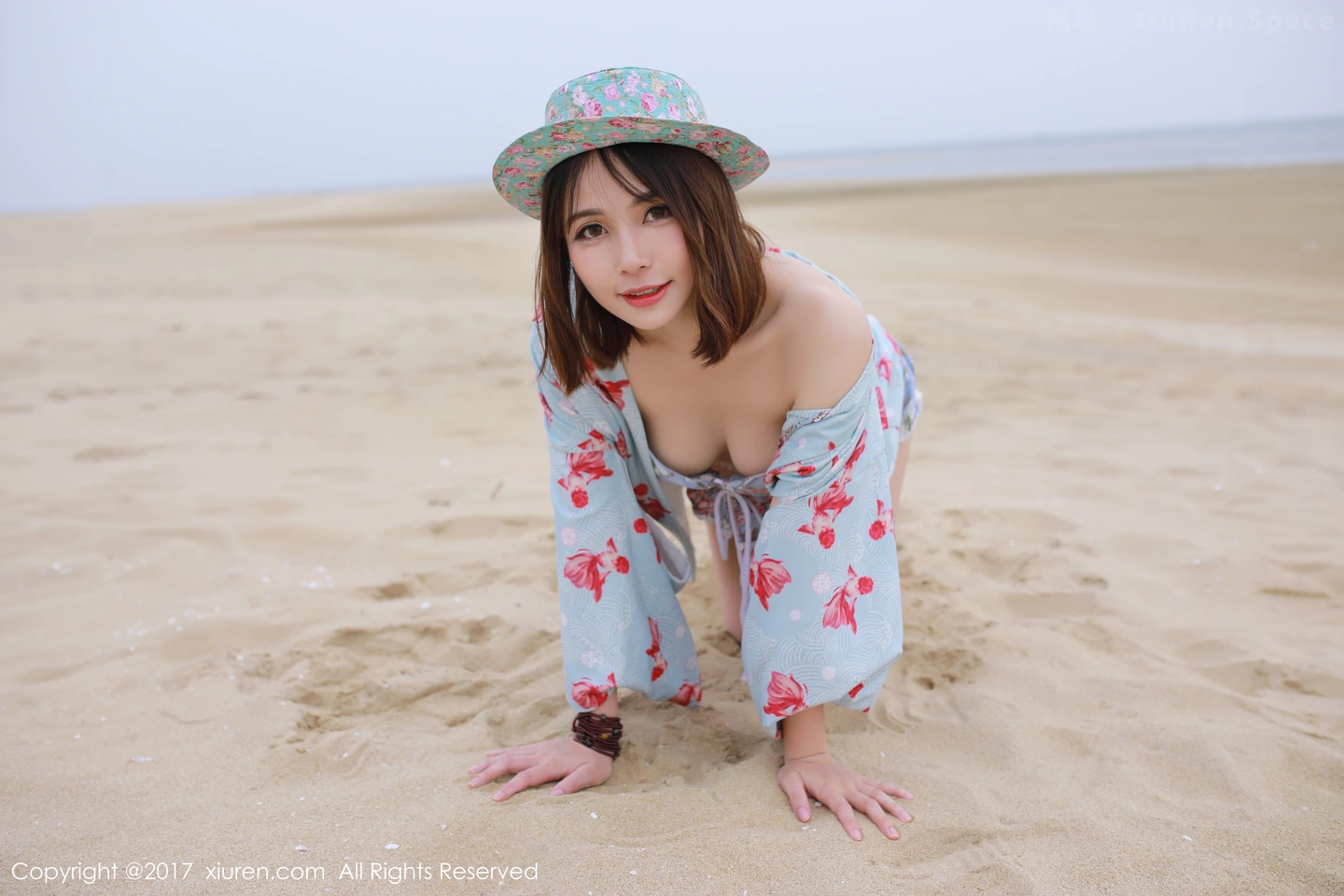 图片[5]-[XiuRen秀人网]VOL.766 嫩模奈奈Fox海边沙滩性感比基尼系列秀完美身材傲人美胸写真55P-秀人网官方网站